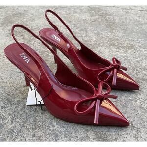 ZARA Pointed Toe Slingbacks NWT
